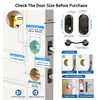Veise Smart Locks for Front Door, 2 Lever Handle Set,