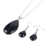 Ladies Matching Jewellery Set for Women - Teardrop Design Necklace