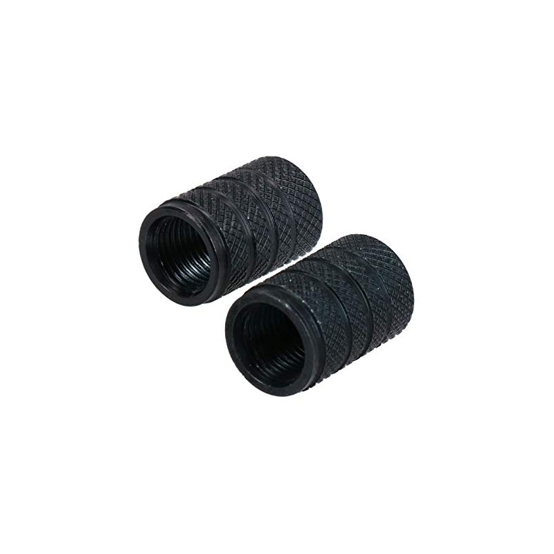 Black Metal Valve Caps Wheel Tyre Dust Cap Air Stem