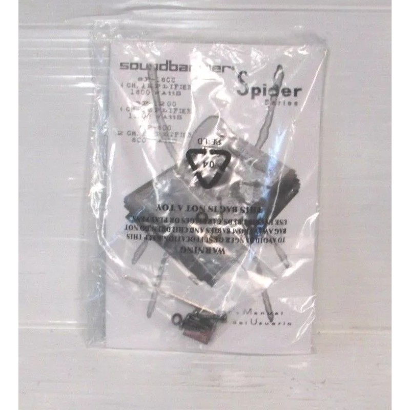 Sound Barrier Spider Series Amplifier SP 1200 Watts