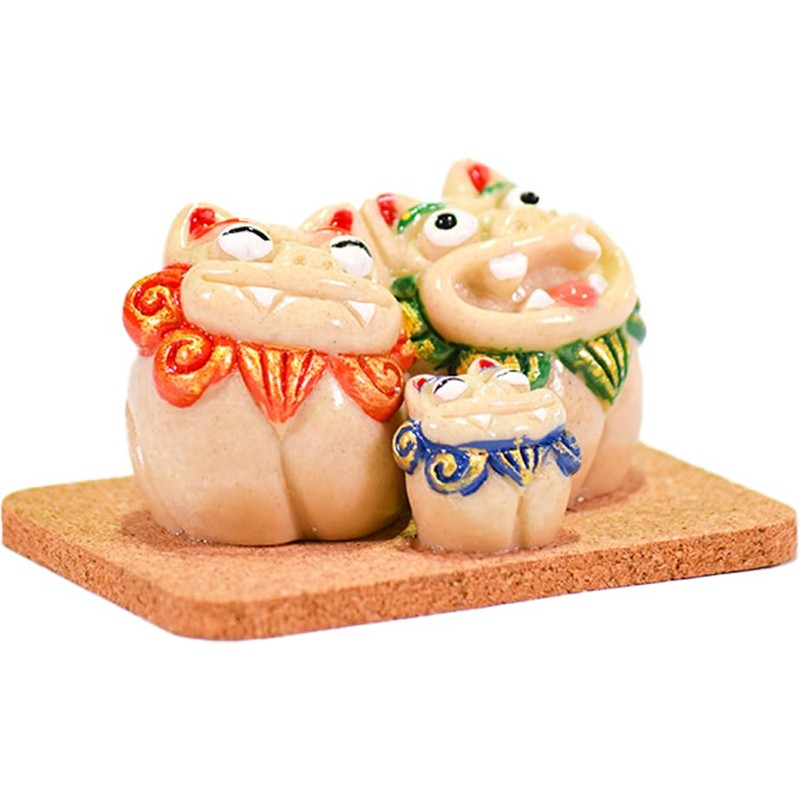 [kubagasaya] Kababaya Okinawa Souvenir Sisar Figurine, Mini, Entrance, Parent-child Sisar