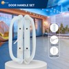 Easy Fix Hardware 10" Olympus Sliding Patio Glass Door Center