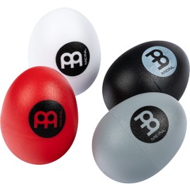 Meinl Percussion Set Egg Shakers 4-Piece Pack for All Music with Different Volume — NOT Made in China — Durable All-Weather, 2-Year Warranty (ES