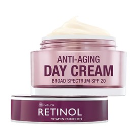 LIVAURA Face Moisturizer SPF 20 – Anti Aging Face Cream for Women, Hydrating Day Cream with SPF, Best Daily Faces Moisturizer for Aging & Mature Skin, Facial Moisturizers