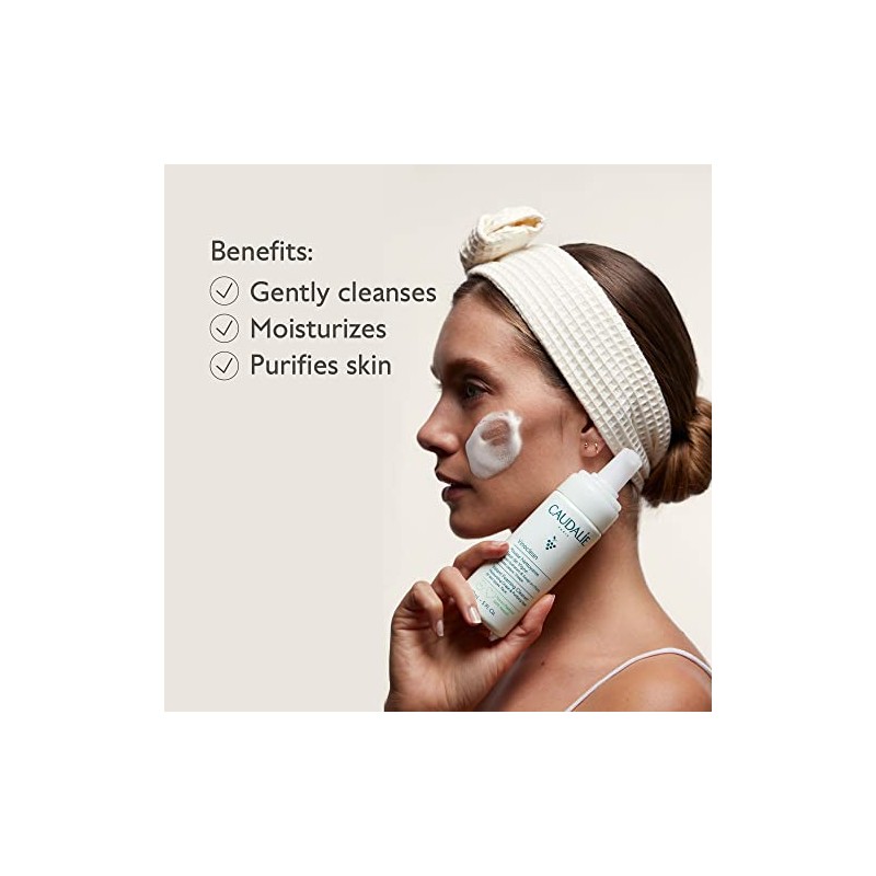 Caudalie Vinoclean Espuma Facial Limpiadora Limpiador Diario Que Limpia Suaviza