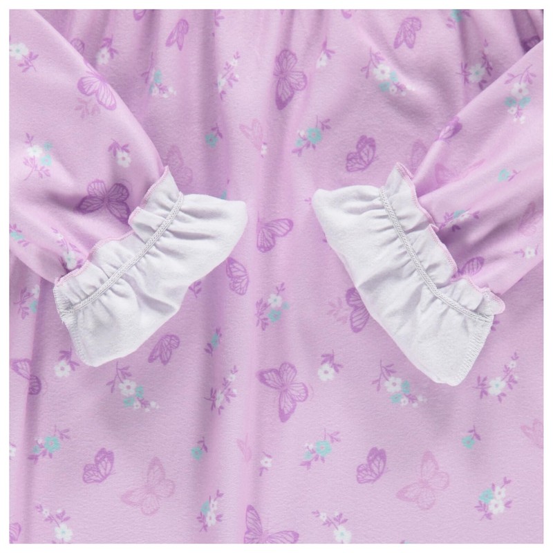 Dreamwave Dreamwave Girls Granny Gown Nightgown, Toddler to Big Kid,