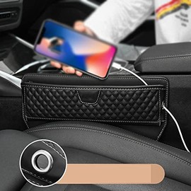 organizador para asiento trasero Organizador De Coche, Bolsa De Almacenamiento Interior, Organizador De Coche De PU, Caja De Almacenamiento De Bolsa  