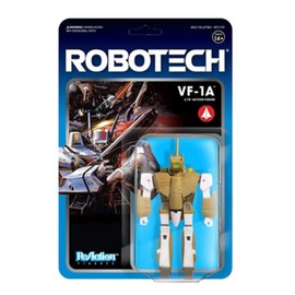 SUPER7 Unisex-Youth ROBOW01-VFA-01 Super 7 Reaction Figure-Robotech VF-1A, Multi, 3.75 inches