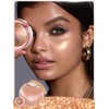SHEGLAM Glowchi Bouncy Highlighter Mochi-like Formula Highlighter Long-lasting Shimmer Makeup-Peach