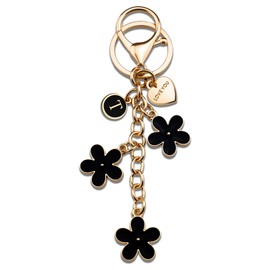 SUDIKUB Initial Letter Keychains For Women Man Kids Girls Coworkers Boss Lady Purse Charms With Love You Heart Cute Name Keychain Gift Mother's Day Gifts For Mom Aunt Grandma Birthday Gifts