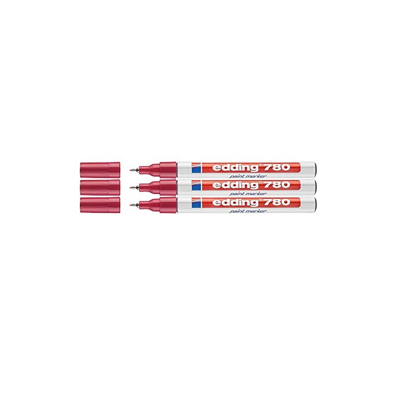 Edding 780 Fine Gloss Paint Marker 0.8 mm Economy Pack.