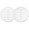 SANTUO 10Pcs Air Vents Circular Flat Soffit Vent 50mm White