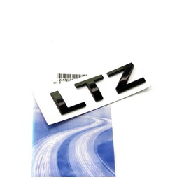 Yoaoo 1x OEM Black Ltz Letter Nameplate Emblem Badge 2008-2015 Cruze Silverado Yukon Sierra Glossy