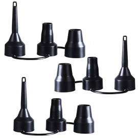 Helonge Air Pump Replacement Nozzles, 3 Pack Inflatable Pump Nozzles Head, Air Pump Inflator Adaptor Accessory for Partial Air Bed, Air Mattress etc