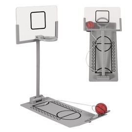 Joycabin Mini Table Basketball, Metal Table Basketball Game Toy, Flipper Basketball, Foldable Finger Basketball, Office Desktop Basketball Party Gifts for Children and Adults