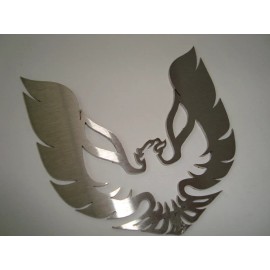STEEL ~SUPER NEW & METAL~> FIREBIRD TRANS AM FENDER EMBLEM Formula Pontiac Stainless