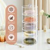 Oubou Belt Organizer, 5-Tier Acrylic Belt Storage & Holder for