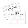 Eyelash Extension Lash Course Completion Certificate 50pk 8.5x11” Certified Artist