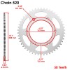 Caltric Red Drive Chain And Sprocket Kit for Honda CR250R