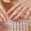 6 Pack Nail Drill Bits, 3/32" Cuticle Cleaning Ball Head,