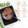 Empava 11-in Portable Single Heating Element 1800-W Countertop Induction Cooktop