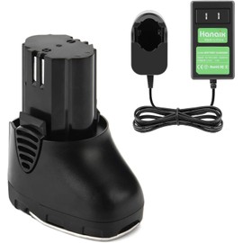 Hanaix 10.8V 3.5Ah Battery and Charger for Dremel 855-02 855-01, Compatible with Dremel 10.8v Tool 8000-01 8001-01 8001-02