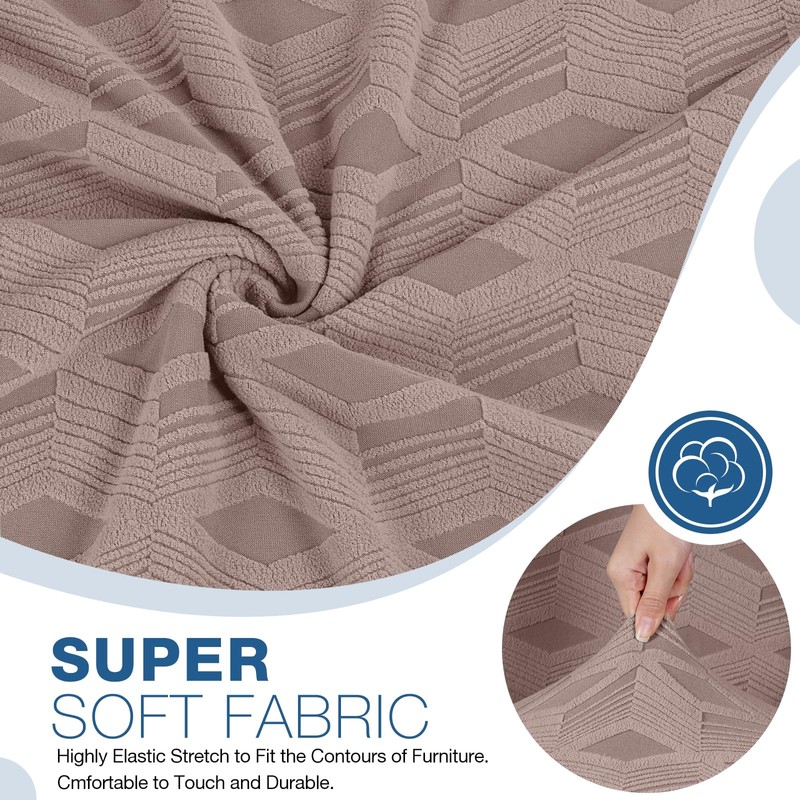 TAOCOCO Recliner Sofa Covers Stretch Reclining Couch Cover, Jacquard Recliner