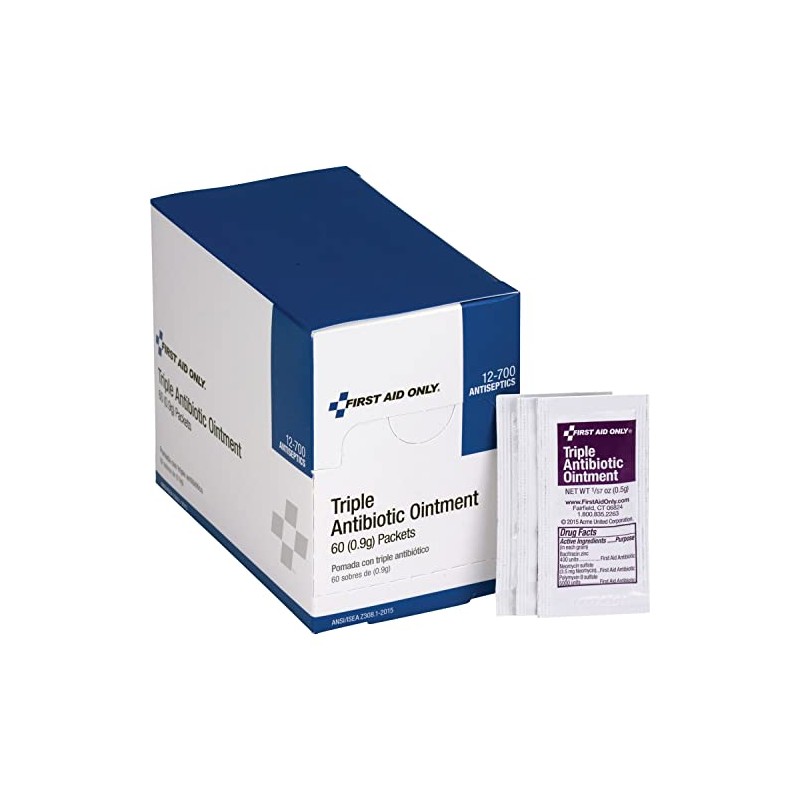 FAO12700 - First Aid Only Triple Antibiotic Ointment Packets