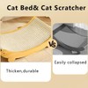 Wooden Cat Scratching Pad with Sisal Surface – Detachable Scratcher