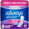 Always Discreet Adult Incontinence Pads for Women, Drier, 6 Drop