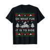 Oh what fun it's to ride ugly snowmobile Funny Christmas
