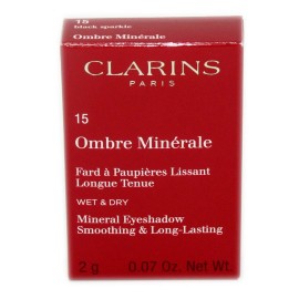CLARINS OMBRE MINERALE EYESHADOW SMOOTHING & LONG-LASTING 2G #15-BLACK SPARKLE