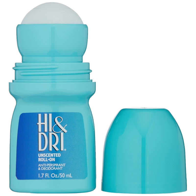 Revlon Hi & Dri Roll-On Anti-Perspirant Unscented, 1.7 Ounce