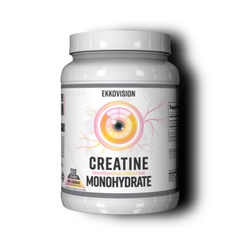 Ekkovision Creatine Monohydrate Powder, Micronized, Pink Lemonade, Pre Workout & Post Workout Supplement for Men and Women, Energy Support, Easy to Mix in Shakes, Smoothies & Beverages, 200 Servings