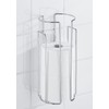 Wenko 16825100 Chrome Wall/ Standing Spare Paper Holder, 14.5 x