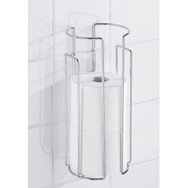 Wenko 16825100 Chrome Wall/ Standing Spare Paper Holder, 14.5 x 32 x 13 cm