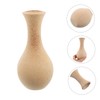 Generic Flower Vase Craft Kit Unfinished Rustic Decor for Home