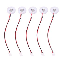 5 pezzi Nebbia Maker Macchina Nebbia Dischi In Ceramica Umidificatore Ricambi Umidificatore Accessori 16Mm, bianco, 12 × 2 cm