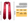 Graduation Stole Sash 72" For Graduations | Premium Stitched Ceremonial