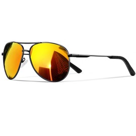 Eiuizah Polarized Aviator Sunglasses for Men Women- Classic Sun Glasses for Driving Fishing with UV Protection