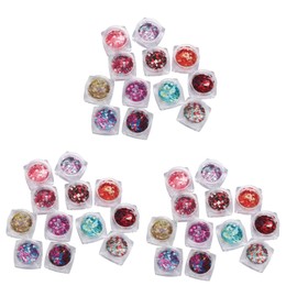 Beavorty 54pcs Heart Nail Sequins Multicolored Nail Art Decorations for Manicure Random Color Paillettes for Home and Salon Use for Creative Art