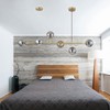 WYIXHOOG Mid-Century Modern Chandelier 6-Light Linear Pendant Light with Globe