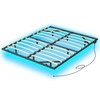 MAHANCRIS Floating Bed Frame Queen Size with Charging Station and