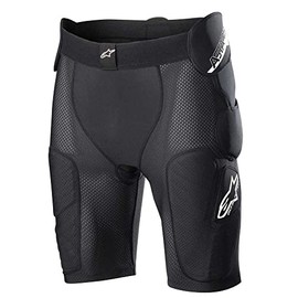 Alpinestars 6507823-10-S: Bionic Action Protection Shorts Black Sm