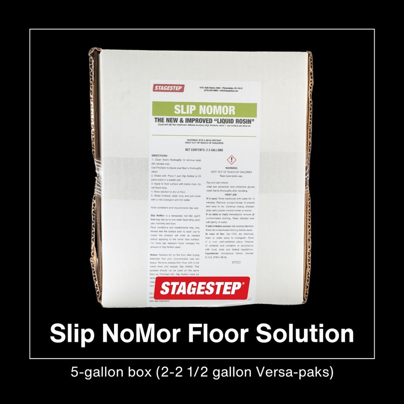 Stagestep Slip NoMor Floor Solution, 1 Gallon, Concentrated Non Slip