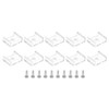 PATIKIL LED Strip Light Clips, Pack of 50 Mounting Brackets,