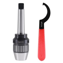 CanCNC Tooling Solutions 1/16–5/8" MT3 Precision Keyless Drill Chuck, Heavy-Duty with Integrated Shank and Titanium Jaws, 0537-5803