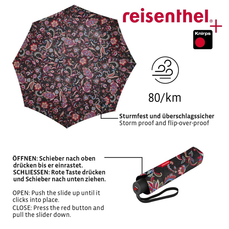 reisenthel Umbrella Pocket Classic - Compact Pocket Umbrella Made from