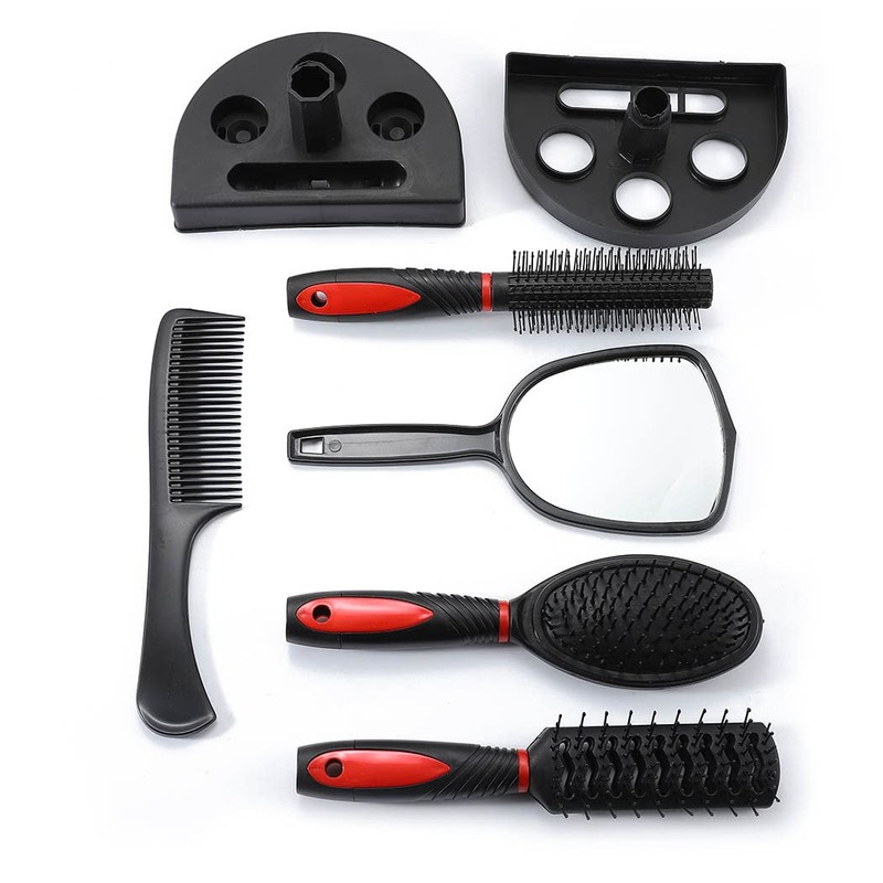 Zoestar Juego de 5 cepillos y peine para el pelo