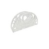 5.75 Inch Clear Plastic Napkin Holder - 24 Pieces (Swans